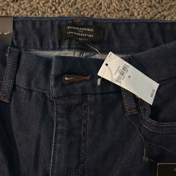 Brand new banana republic vintage stretch jeans bootcut 29/8 low rise with tags! - Picture 2 of 6